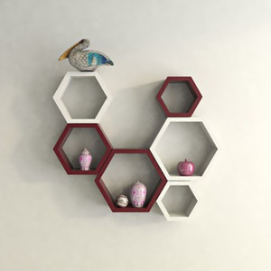 Usha Furniture Wooden Wall Shelf