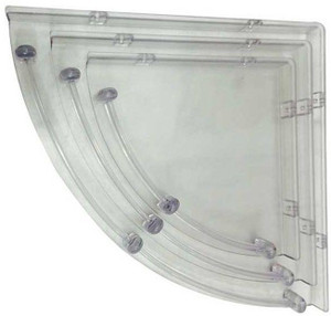 HD Decor Bathroom Corner Acrylic Wall Shelf