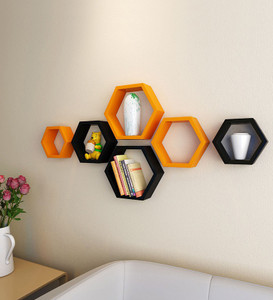 Artesia Wooden Wall Shelf
