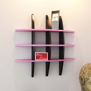 Onlineshoppee Big Tier MDF Wall Shelf