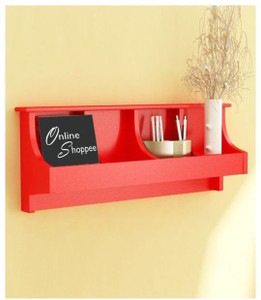 Onlineshoppee Wall Decor Wall Shelf Rack/Bracket Wooden Wall Shelf