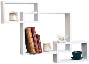 Wallz Art Rectangular MDF Wall Shelf