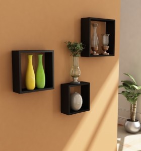 Onlineshoppee Wooden Wall Shelf