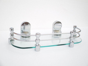 royaL indian craft Queen Bracket Elegant Look 12 Inch Glass Wall Shelf