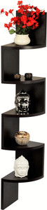 Bluewud Wall Shelf Morpheus - 5 Shelves MDF Wall Shelf