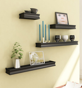Home Sparkle Shelves Wooden Wall Shelf