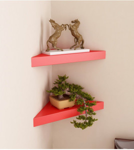Being Nawab Artistic Designer Corners Wooden Wall Shelf