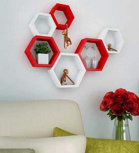 Decorhand Wooden Wall Shelf