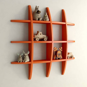 Onlineshoppee Big Tier MDF Wall Shelf