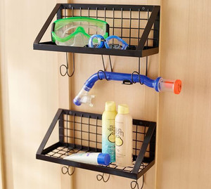 The New Look 2 Tier Iron Wall Shelf