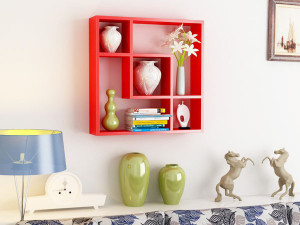 Decorhand Wooden Wall Shelf
