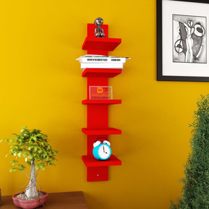 DriftingWood 5 Tier Wall Mount Wooden Wall Shelf