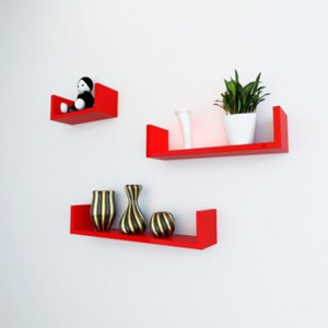Onlineshoppee handicraft design Wooden Wall Shelf