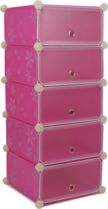 Chrome Compartment Polypropylene Wall Shelf