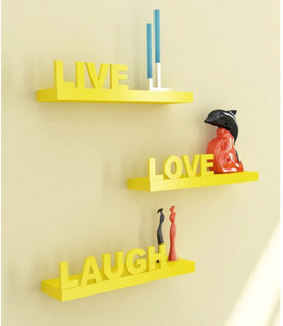 Onlineshoppee Wooden Wall Shelf