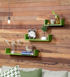 Onlineshoppee Wooden Wall Shelf
