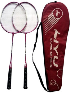 Navex Navex Ly 106 PINK White Badminton Racquet (combo Of 2 g4 Strung