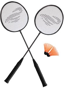 Triumph Sports USA 2-Player Badminton Racket Set G4 Strung