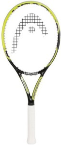head youtek ig extreme lite 2.0 yellow, black unstrung tennis racquet(g3 - 4 3/8 inches, 279 g)