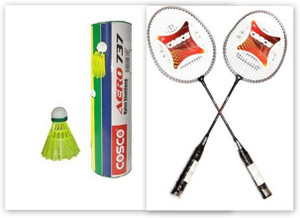 Cosco CB-90 and Aero 737 Nylon Shuttle Cock G5 Strung