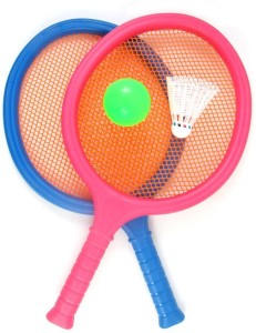 Liberty Imports Badminton Set for Kids with 2 Rackets, Ball and Birdie G4 Strung