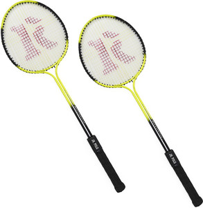 Sunley roxon yellow phantom jr polo double shaft racket 6 Strung