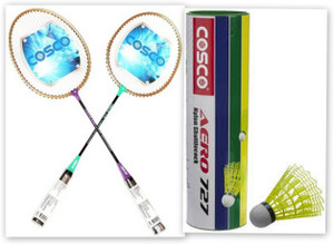 Cosco cb-110 and aero 727 nylon shuttle cock G5 Strung