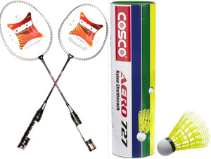 Cosco CB-95 and Aero 727 Nylon Shuttle Cock G5 Strung