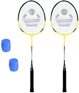 Cosco Cosco CB-90 Badminton Racket Pair With Plastic Grip ( Pack of 2 ) G5 Strung