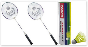 Cosco CB-885 and Aero 727 Nylon Shuttle Cock G5 Strung