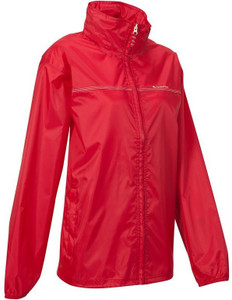 Quechua Rain Cut Solid Women s Raincoat 