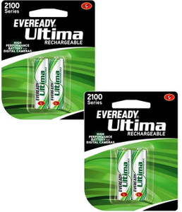Eveready 2100 mAh AA Battery with 4 Battery (2+2)
