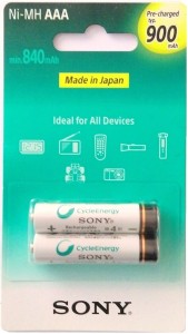 Sony NH-AAA-B2GN Rechargeable Ni-MH Battery
