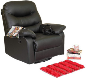 Recliners India Leatherette Manual Swivel & Rocker Recliners