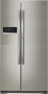 LG 581 L Frost Free Side by Side 4 Star Refrigerator(Shiny Steel, GC-B207GAQV)