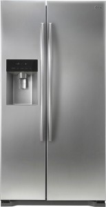 LG 567 L Frost Free Side by Side 3 Star Refrigerator(Shiny Steel, GC-L207GLQV)