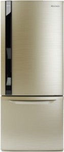 Panasonic 407 L Frost Free Double Door Bottom Mount Refrigerator(Champagne, NR-BW415VN)