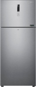 Samsung 446 L Frost Free Double Door 3 Star (2019) Refrigerator(Clean Steel, RT45H5809SL)