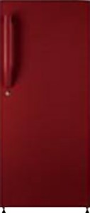 Haier 220 L Direct Cool Single Door 5 Star Refrigerator(Brushed Red, HRD-2406BR-H)
