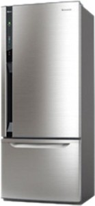 Panasonic 602 L Frost Free Double Door Bottom Mount 5 Star Refrigerator(Stainless Steel, NR-BY602XS)