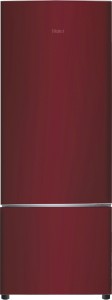 Haier 345 L Frost Free Double Door 3 Star Refrigerator(Brushed Red, HRB-3653BR)