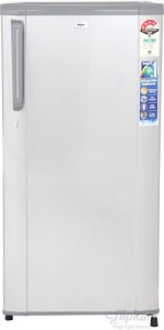 Haier 181 L Direct Cool Single Door 3 Star Refrigerator(Brushline Silver, HRD-2015CBS-H)