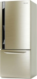 Panasonic 407 L Frost Free Double Door Refrigerator(Champange, NR-BW415VNX4)