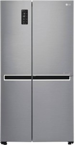 LG 687 L Frost Free Side by Side Refrigerator(Shiny Steel/Platinum Silver3, GC-B247SLUV)