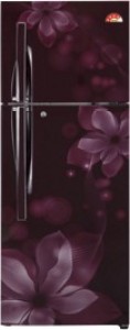 LG 284 L Frost Free Double Door 4 Star Refrigerator(Scarlet Orchid, GL-U302JSOL)