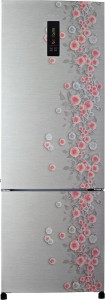 Haier 320 L Frost Free Double Door 3 Star Refrigerator(Silver Liana, HRB-3403PSL)
