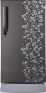 Haier 220 L Direct Cool Single Door 4 Star Refrigerator(Grey Daisy, HRD-2204PGD-R/E)