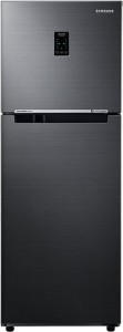 Samsung 253 L Frost Free Double Door 3 Star (2019) Convertible Refrigerator(Black Inox, RT28K3753BS)