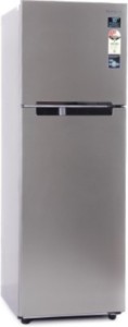 Samsung 275 L Frost Free Double Door 3 Star (2019) Refrigerator(Platinum Inox, RT30K3753SP)