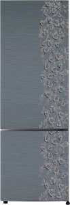 Haier 345 L Frost Free Double Door 2 Star Refrigerator(Grey Floral, HRB-3653CGI-R)